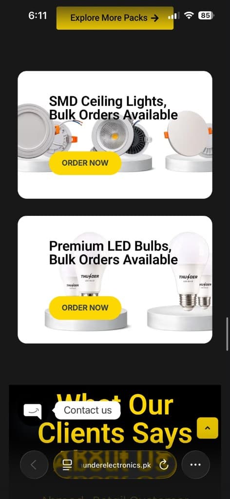 Thunder Electronics visual